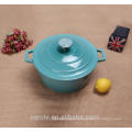 cast iron casserole pot enamel coating